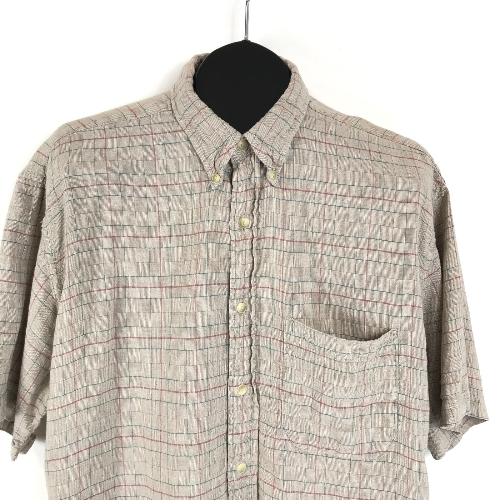 Pendleton Linen Blend Button Down Shirt Men's Lar… - image 3