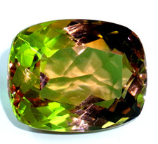 Certified 20.3 Ct Natural Zultanite ColorChanging Turkish Cushion Loose Gemstone