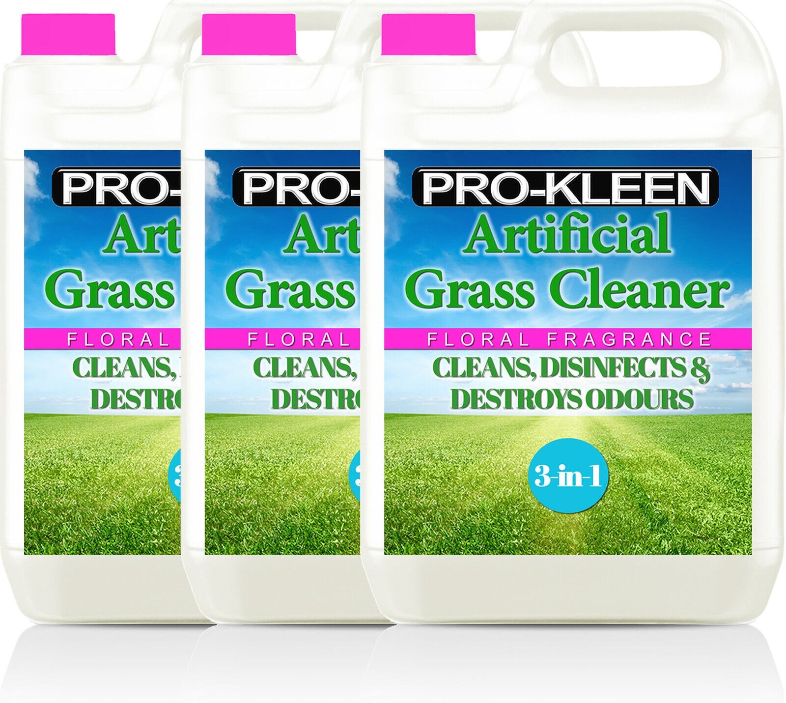 ARTIFICIAL GRASS CLEANER LAWN ASTROTURF PET DISINFECTANT DEODORISER FLORAL 15L