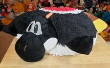 RARO 2004 Banpresto Mario Party NEGRO Yoshi Almohada Mascota Amigos Peluche Nintendo Difícil de Encontrar