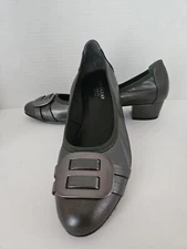 Mark Lemp Classics By Walking Cradles 8.5M Pewter Shoes Very Soft 