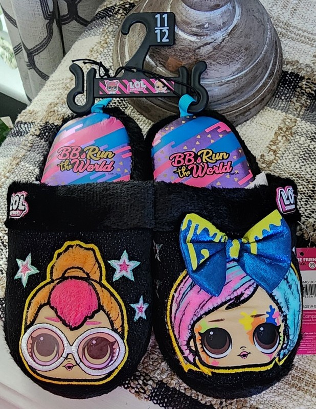Lol Surprise Slippers / Bedroom Shoes  NWT Size 11/12