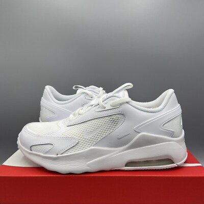 Nike Air Max Bolt Trainers Triple White Running Casual Shoes UK 5 EU 38 New  | eBay UK