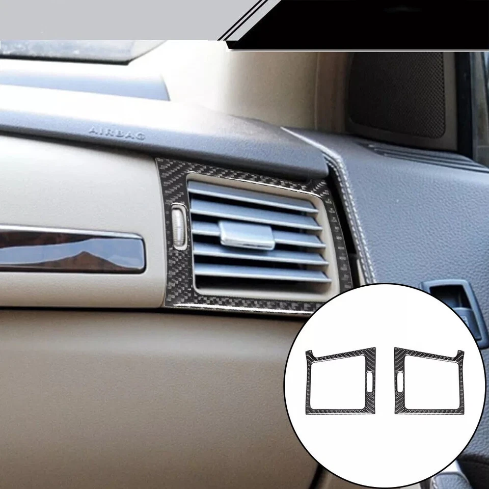 45Pcs Carbon Fiber Full Interior Kit Cover Trim For Mercedes-Benz R320/350 - Image 2 of 4