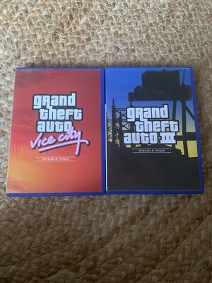 Grand Theft Auto Vice City und Grand Auto Bundle mit drei Spielen PlayStation 2 