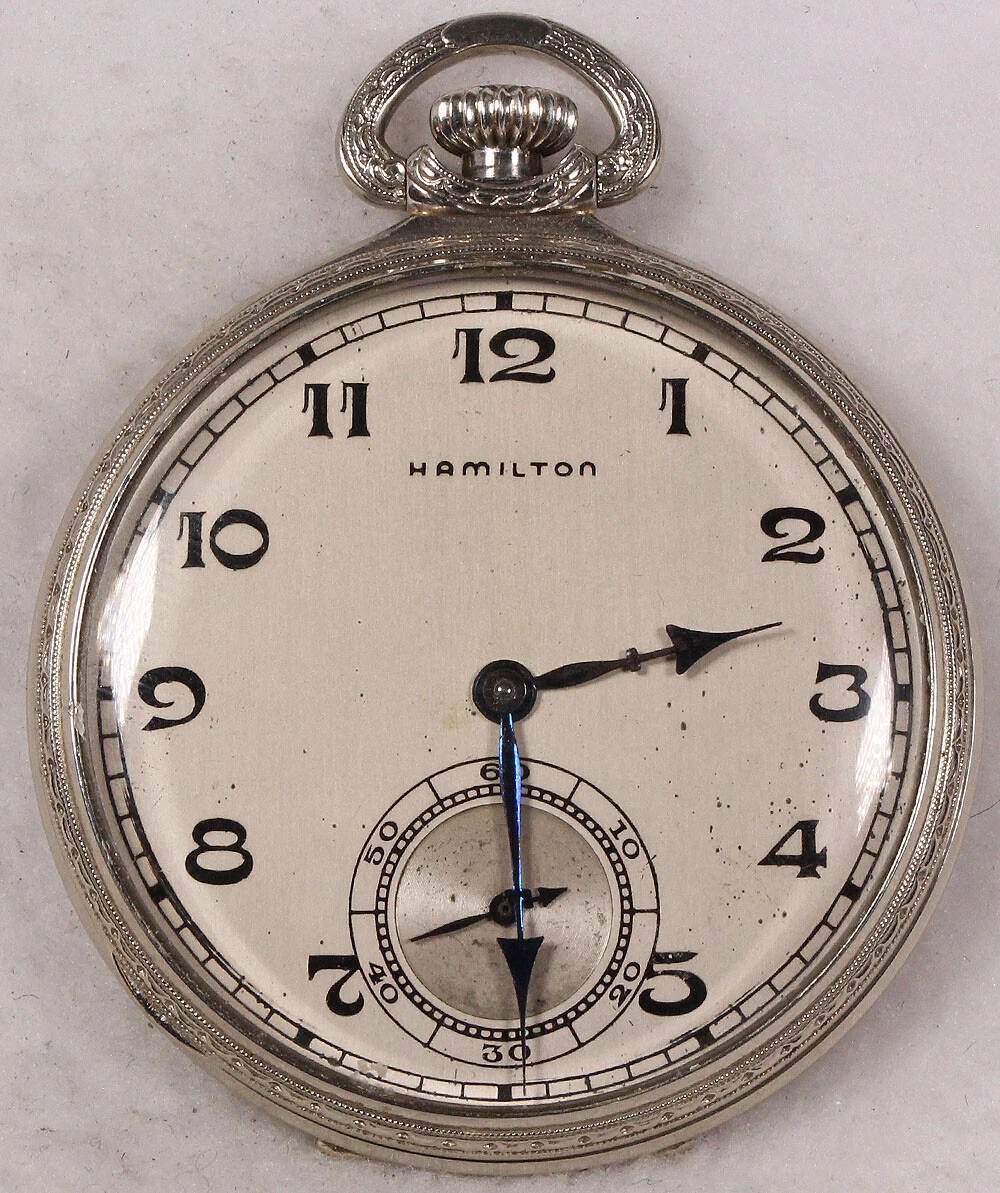 Hamilton 917 pocket best sale watch