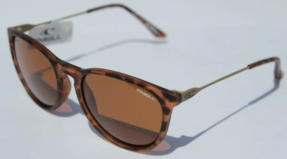 O NEILL Shell POLARIZED Womens Sunglasses Tortoise Brown Brown