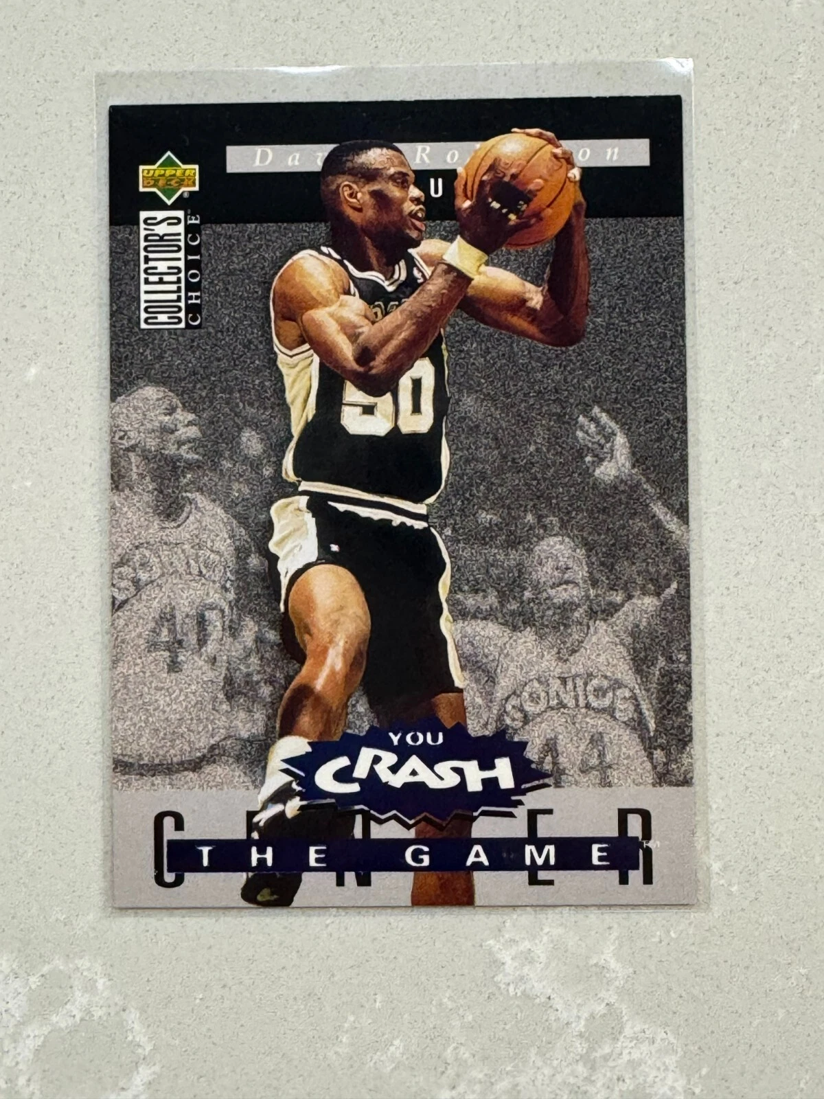 1994-95 Upper Deck Collector's Choice David Robinson You Crash the Game #R12