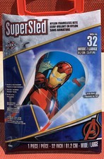 Iron Man Avengers X Kites Super Sled Nylon Kite 32 Inch Wide Kids