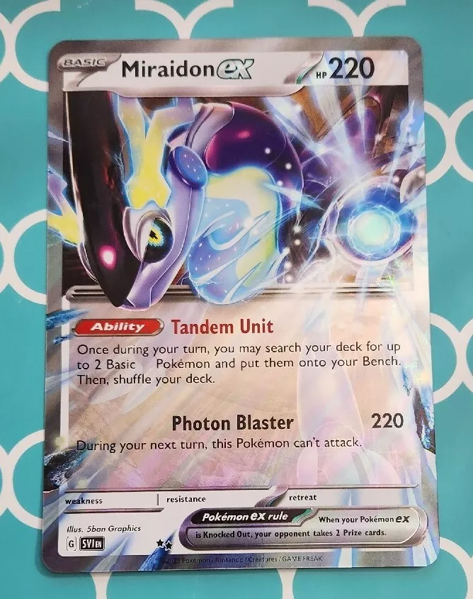 Miraidon ex - Jumbo Cards - Pokemon