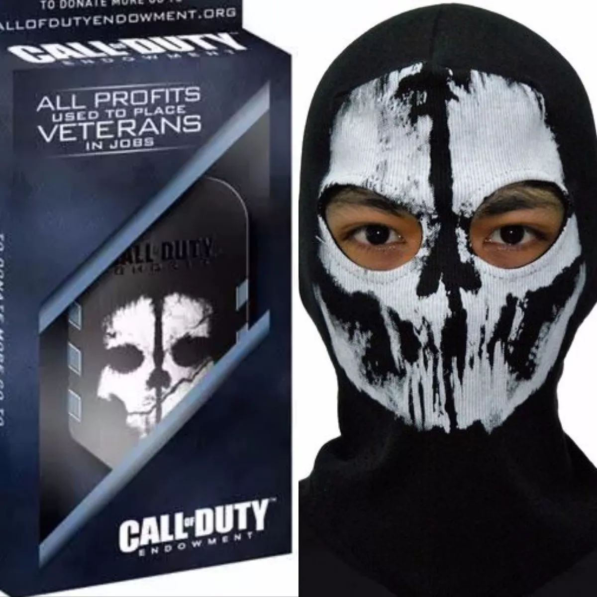 Call of Duty Ghosts Soldier Mask Face Poster