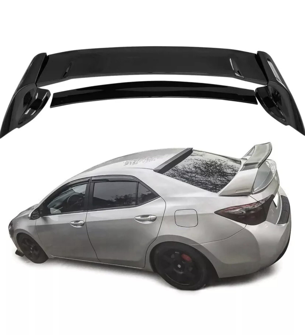 IKON MOTORSPORTS Pre-Painted Trunk Spoiler