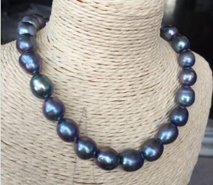 baroque tahitian aaa 12mm charming 14k pearl necklace natural