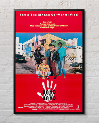 Movie Poster Band of the Hand 1986 24x36 inch Glossy M8604