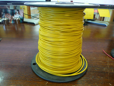 UL1015  18awg  Yellow  Stranded Tinned copper  600V    500ft