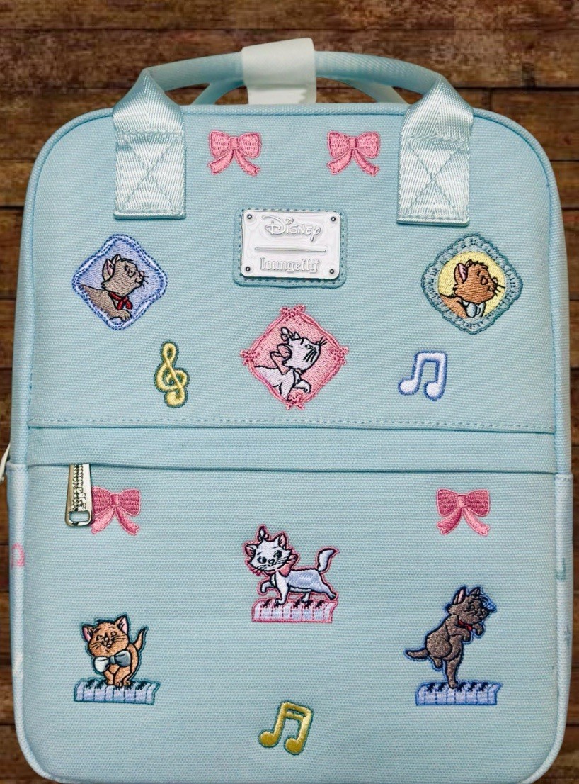 Loungefly Disney The Aristocats Patches Mini Backpack NWT