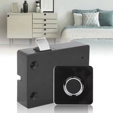Biometric Fingerprint Smart Lock Keyless USB Rechargeable Cabinet Drawer Door i