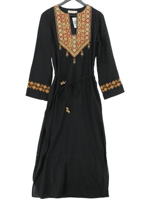 Tory Burch Maxikleid M in Schwarz
