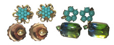 Lot of Pairs of Vintage Clip-On/ Screw-On Earrings