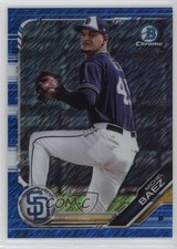 2019 Bowman Chrome Prospects Blue Shimmer Refractor 23/150 Michel Baez y0i