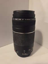 Canon EF 75-300mm f/4-5.6 III Telephoto Zoom Digital Camera Lens with Autofocus