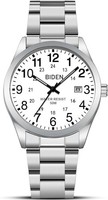 Ln Lenqin Herren Uhr Edelstahl Uhren Herren Analog Quarz Armbanduhr 30M