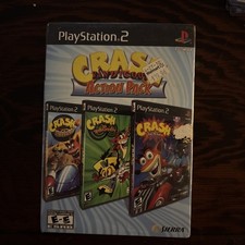 Crash Bandicoot Action Pack Set Sony PlayStation 2. Please read description!