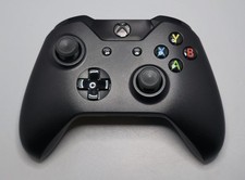 Genuine Microsoft Xbox One 1537 Black Wireless Controller. USED