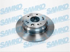 SAMKO 2x Bremsscheibe hinten voll passend für Honda Accord VII Tourer CM