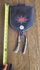 Vintage Leather Muzzleloader Pouch 