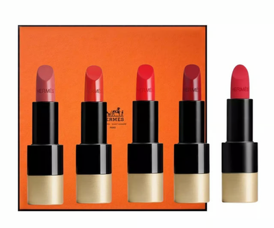 Hermès 5pc Mini Lipstick Gift Set 1.5g Each Rouge Hermès Limited