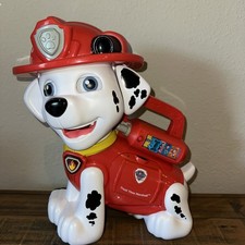 Vtech Paw Patrol TREAT TIME MARSHALL w Alphabet Bones 2016 WORKS NICE Nick Jr