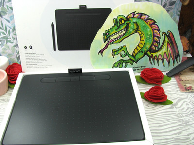 WACOM INTUOS CTL-6100WL, M Wireless Bluetooth/ USB Graphics Drawing Pad, PC/ Mac