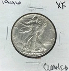1946 WALKING LIBERTY SILVER HALF DOLLAR  ~ XF/CLEANED  ~ NICE COIN ~ 90% SILVER