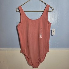 Gap Medium Pink Scoop Neck Sleeveless Lightweight Body Suit NWT