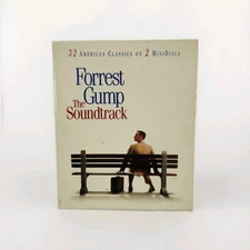 Rare Forrest Gump Soundtrack Minidisc 32 Songs on 2 Minidiscs Smoke Free