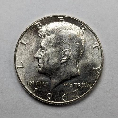1967 Kennedy Silver Half Dollar Unc