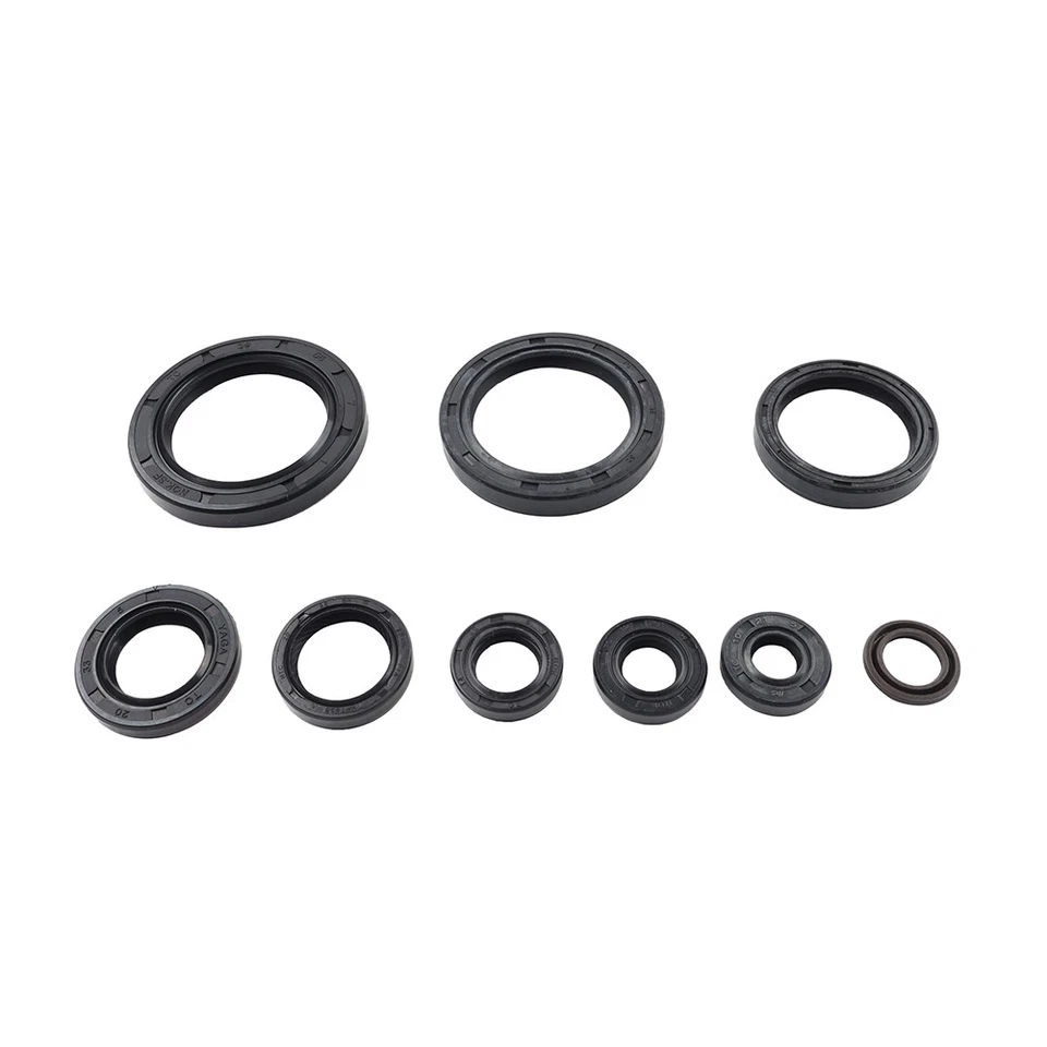 Complete Engine Oil Seal Kit Set 9pcs For Honda CRF450X 05-09/12-17 - Image 2 of 4