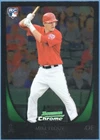 2011 BOWMAN CHROME BASEBALL L.A. ANGELS "MIKE TROUT" ROOKIE CARD #175