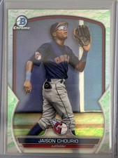 2023 Bowman - Chrome Prospects Jaison Chourio #BCP-83 Lunar Glow Refractor (RC)