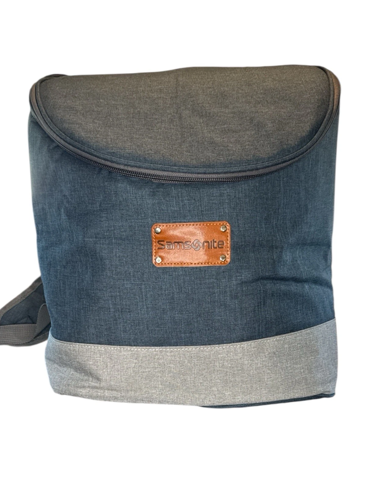 Samsonite Cooler Backpack Insulated Navy Gray Waterproof Liner New With Tags