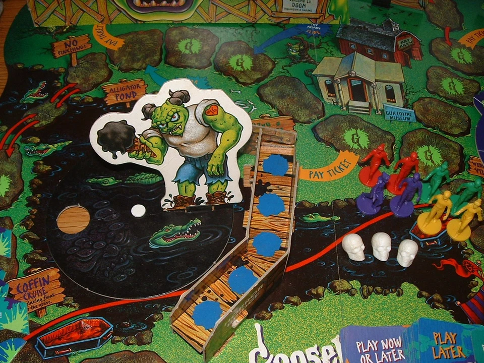 1996 Goosebumps One Day At Horrorland Board Game Almost Complete Vintage Read - Image 3 of 4