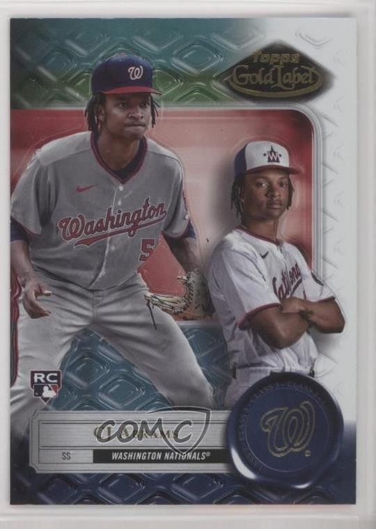 2022 Topps Gold Label Class 3 CJ Abrams #38 Rookie RC 19n6