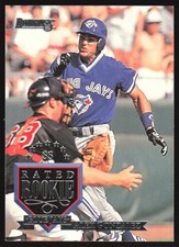 1995 Donruss Rated Rookie Alex Gonzalez #69 Toronto Blue Jays