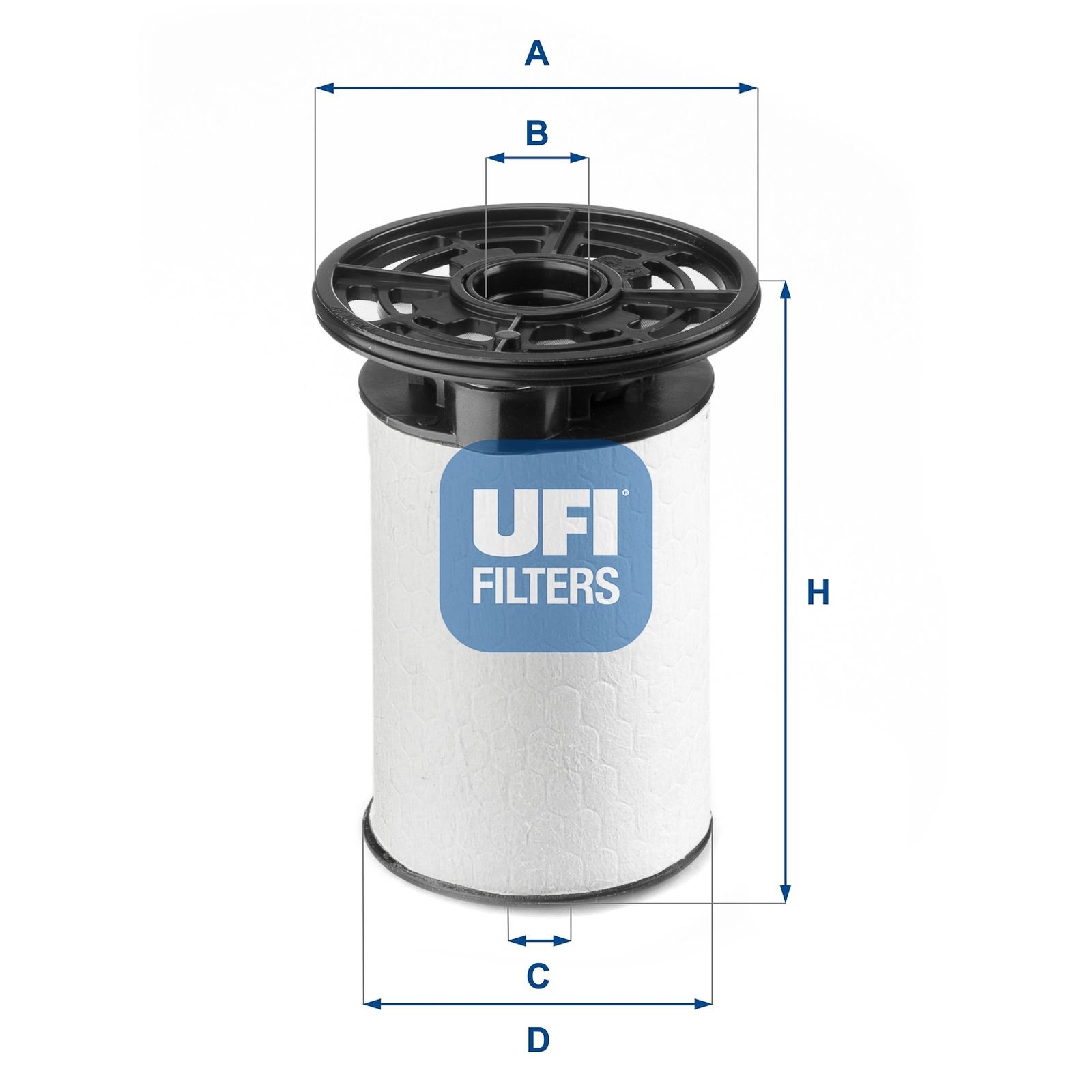 ORIGINAL® Ufi Kraftstofffilter für Fiat DUCATO Bus DUCATO Kasten DUCATO