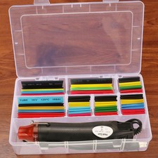 Heat Shrink Tubing Kit  Mini Heat Gun for Shrink Tubing - 328pcs 2:1 Wire Sh...