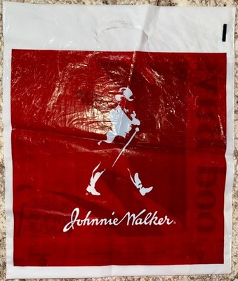 VINTAGE HELLENIC TRAVEL VALUE SHOPS JOHNNIE WALKER GREECE SHOPPING BAG RARE HTF