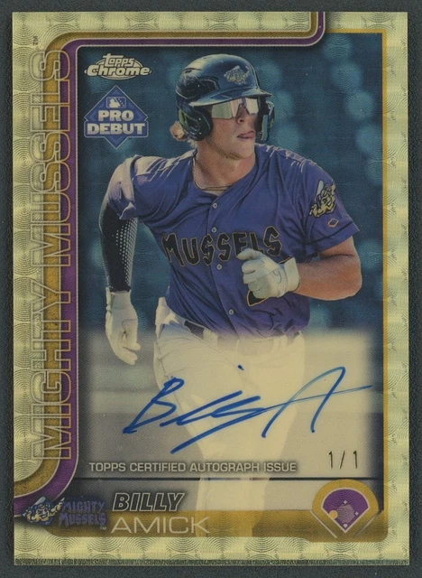 2025 Topps Pro Debut - Billy Amick #PDC-83 Chrome Auto SuperFractor 1/1