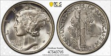 1941-S Mercury Silver Dime MS66FB PCGS Full Band