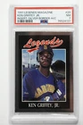 1991 Legends Magazine Silver Border Ken Griffey Jr #28 PSA 7 NM Hand Cut